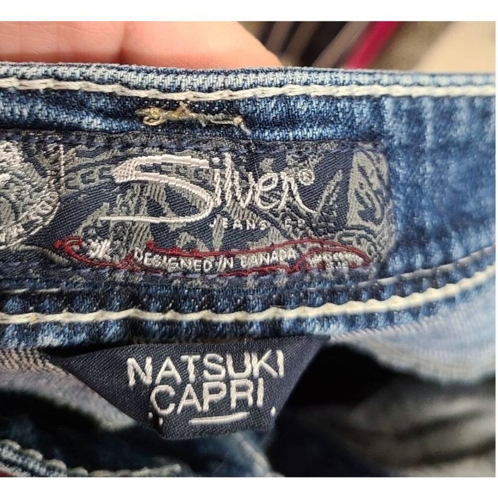 Silver Natsuki Capri Jeans Womens Size 26 - Picture 5 of 6